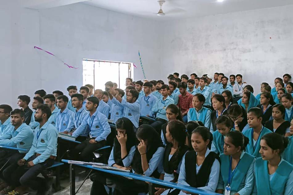 Student with laptop